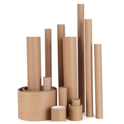 China Recycled Materials Wholesale Round Kraft Paper Tube Packaging For Tea Biodegradable Cardboard Paper Tube for sale