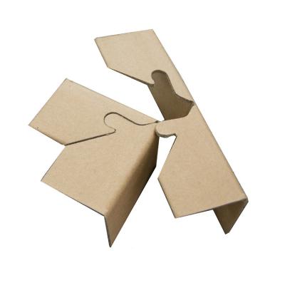 China Recycled Materials Frame Cardboard Triangle Sheet Corner Protector For Fridge for sale