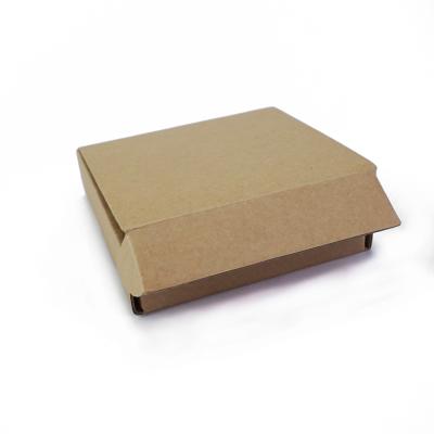 China Recycled Materials Eco Friendly Biodegradable Kraft Paper Brown Corrugated Gift Box for sale