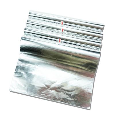 China Food Grade BBQ Grill Oven Baking Aluminum Foil Barbecue Chicken Paper Wrappers Oilpaper Silver Rolls for sale