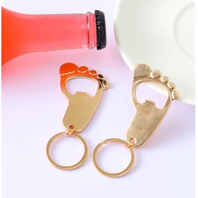 China Viable Custom Wholesale Promotional Metal Bottle Opener Key Beer Opener Chain Print Logo for sale