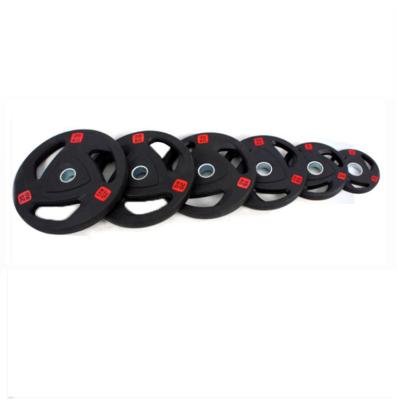 China Universal Wholesale Cheap Price Gym Fitness Exercise Weight Plate Rubber Lifting Set for sale