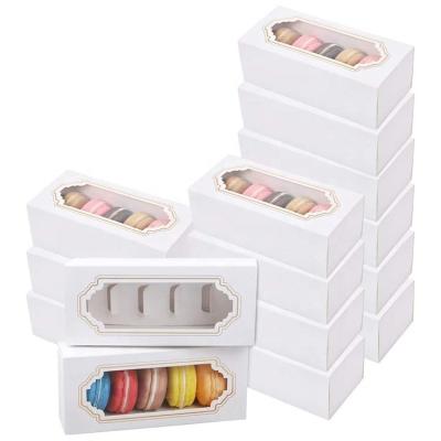 China Recycled Materials Cake Mini Truffles Desserts Muffins Cookies Paper Container Macarons Package Box for sale