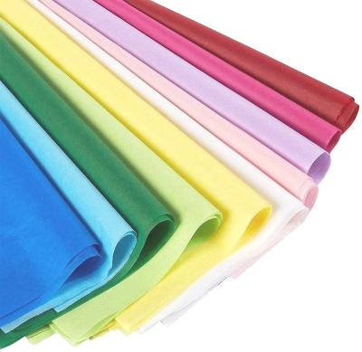 China Recyclable Rainbow Color Gift Wrap Tissue Paper Custom Printed Wrapping Paper For Gift Bags DIY Shipping Crafts Lay Out Wrapping Paper for sale