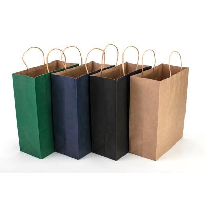 China Recyclable Customization Biodegradable 3D Kraft Paper Food Delivery Cute Lunch Bag For Restaurant for sale