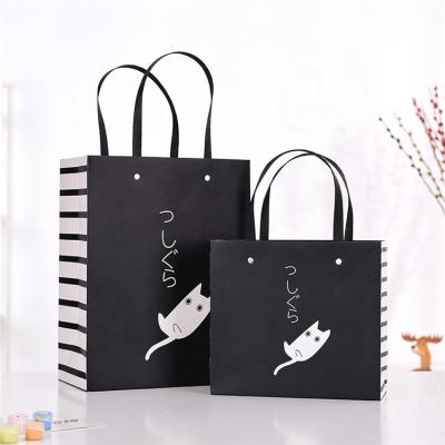 China Farm Food Grade Lining Grocery Shopping Cheap Paper Carrier Bag for sale