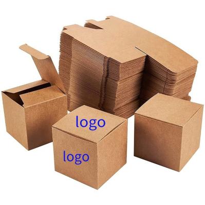 China Recyclable Kraft Paper Gift Box Small Volume Can Logo Custom Size Candle Boxes For Gift Business Gifts for sale