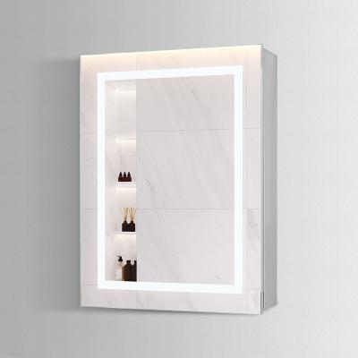 China Modern Wall Mounted Mirrored Classic Bathroom Cabinet With LED Lighting for sale