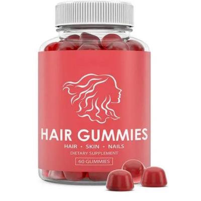 China Cosmetics Promotes Hair Growth Biotin Hair Gummy GMP Approved Health Bear Gummies for sale