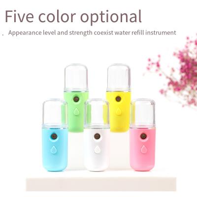 China Best Selling 2022 Mini Nano Facial Diffuser Care Tool Portable Spray Diffuser Face Travel Home Facial Humidifier Moisturizing Instrument for sale