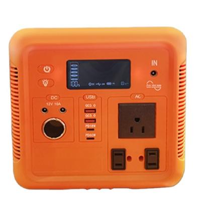 China 110V 220V Lithium Ion Battery Portable Generator 500W 1000W Power Station Outdoor Solar Power Bank System 330*197*197mm for sale