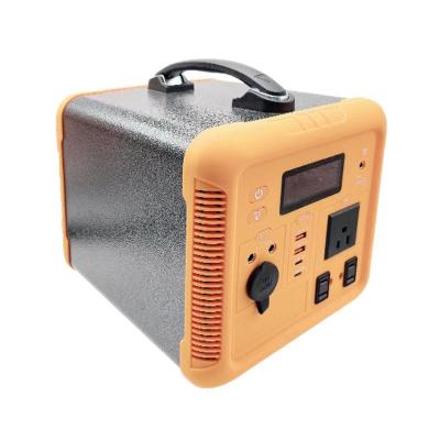 China 110V 220V Lithium Ion Battery Mini Solar Generator 600w Outdoor Solar Portable Power Station And Solar Panel 210*197*197mm for sale