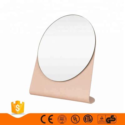 China HD Mirror Beauty Self Portrait Vanity Table Mirror Free Standing Counter Makeup Desk Single Sided Mirror for sale