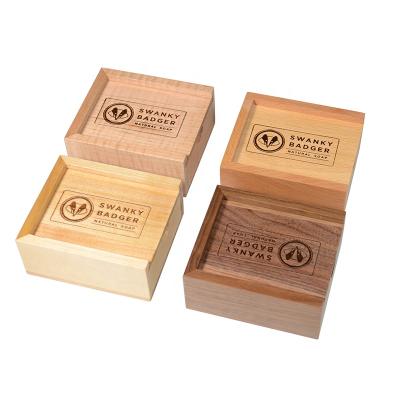 China Custom Logo Cheap Wooden Box Slide Materials Recycled Lid Keepsake Solid Wooden Gift Boxes For Craft for sale