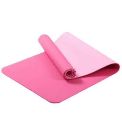 China Anti Slip Double Layer Non Slip Tape Yoga Mat For Wholesale for sale