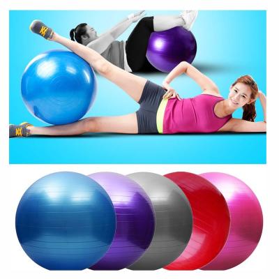 China Fashionable Pilate PVC Gym Ball Inflatable Exercise Yoga Ball For Women for sale