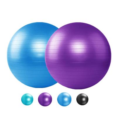 China Exercise Ball Mini Fitness Yoga Pilates Ball Durable Small Cover With Pump For Workout for sale