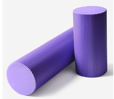 China Eco-friendly Yoga Column Grid Muscle Massage EVA Hollow Foam Roller for sale