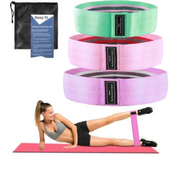 China High Elastic Strength Non Slip Elastic Booty Exercise Belt Workout Bands Women Sports Fitness Resistance Bands For Legs And Butt Exercise Bands for sale