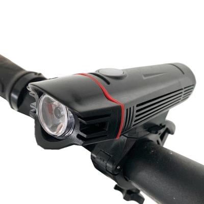 China Rechargeable via Front USB Rechargeable, Waterproof LED Front Bicycle Headlight, 4 Modes USB Bike Light Lighting Rechargeable Lithium Battery for sale