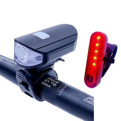 China Type C USB 2022 Ultra Bright Rechargeable Bike Light Type C USB Rechargeable Set, Powerful Bicycle Front Headlight and 4