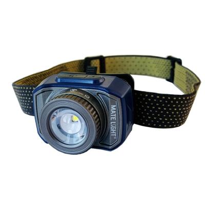 China Camping Waterproof High Power 300lumens LED USB Rechargeable Head Lamp, 5 Modes Zoomable Headlamp for Camping, Running, Climbing, Hiking Torch for sale