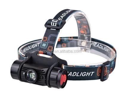 China Ultra Bright Aluminum Camping 300lumens LED Headlight, Motion Sensor Rechargeable Headlamp with USB Cable Included for sale