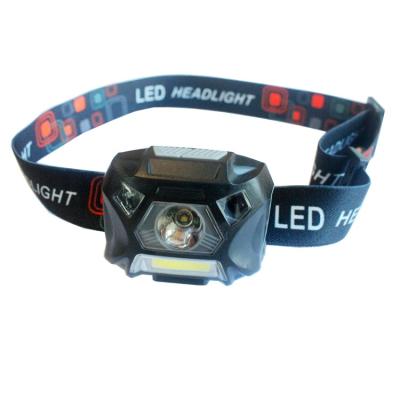 China Rechargeable Camping COB LED Headlamp Waterproof , Motion Sensor Camping Headlamp for sale