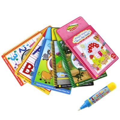 China Educational Paper Card Toys Children Doodle Magic Board Water Painting Drawing Book for sale