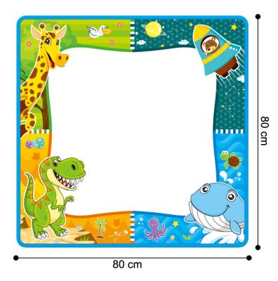 China Plastic Kids 2 in 1 Drawing Toys Spray Doodle Washable Markers Color Paint Mat for sale