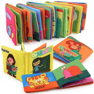 China Early Education Cloth Toy Baby Cloth Book for sale