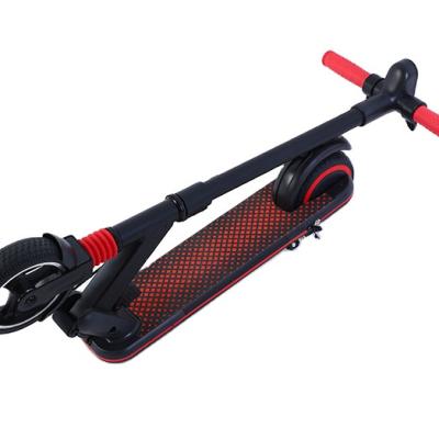 China 24V1A 14km/h child electric kick scooter 2 wheels foot pedal scooter without seat for sale for sale