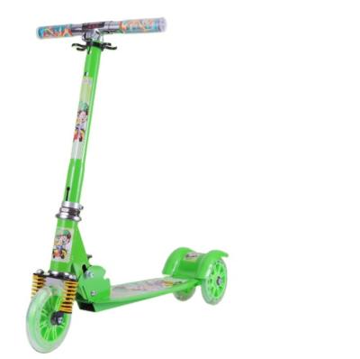 China PVC Factory PVC Flashing Wheels Kick Scooter Kids Adjustable Foot Scooter Kids Push Scooter for sale