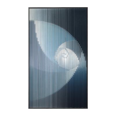 China Modern Acrylic Metal Farme Wall Art Abstract Wall Art 3d Canvas Painting Hand Painted Living Room for sale