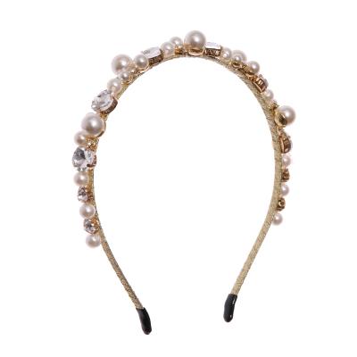 China Fashion Wedding Girls Designer Bridal Diademas Hair Accessories Band for Women Wedding Bride Hair Jewelry Headband for sale