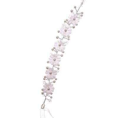 China Fashion Flower Pearl Accessories Women Wedding Accessories Headband Hair Bands for sale