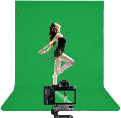 China Photography Studio 6X9 Feet Backdrop Muslin Background Photography Studio Foldable High Density Screen Suitable for Video Photography and TV Blue for sale