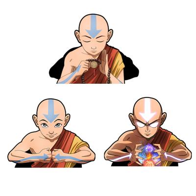 China Waterproof+Eco-friendly Aang Sticker Anime Airbender Motion Stickers Waterproof Decals for Cars, Laptop, Fridge Decor for sale