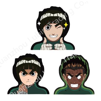 China Wall Art Wholesale Outdoor Anime Rock Lee Motion Anime Character Waterproof+Eco-friendly Stickers Decal For Car Decor for sale