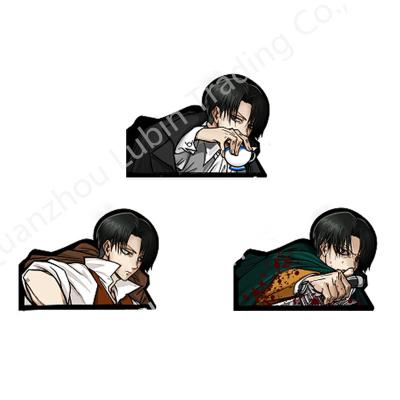 China Waterproof+Eco-friendly Attack on Titan 3D Anime Moving Stickers Anime Pictures Changing Stickers for Car Laptop Wall Decor Gift Wholesale for sale