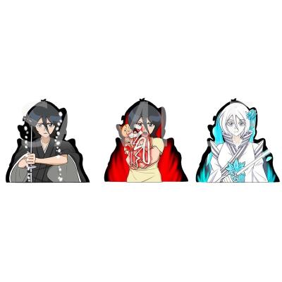 China Newest Design Waterproof+Eco-friendly Anime BLEACHER 3D Motion Stickers Character Kuchiki Rukia Stickers For Car Laptop for sale