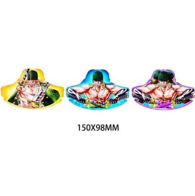 China Waterproof+Eco-friendly Zoro Anime Motion Lenticular Sticker Waterproof Decals for Cars, Laptop, Fridge, Suitcase, Wall for sale