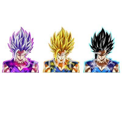 China Newest Design Waterproof+Eco-friendly Anime Dbzed Character Gohan 3D Motion Cool Lenticular Flip Stickers 3 Waterproof+Eco-friendly Design Laptop Desk Manga Decor for sale