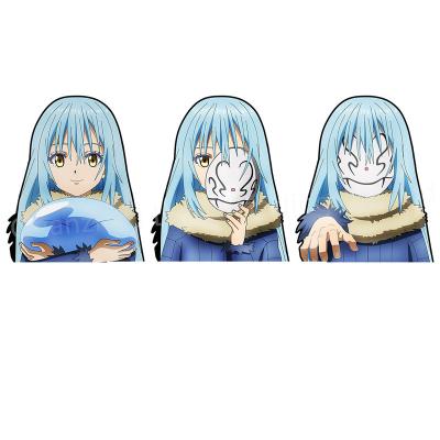 China Waterproof+Eco-friendly 3D Motion Sticker Rimuru Storm This Time I Got Reincarnated As A Mud Anime Waterproof Decals For Cars Laptop Decor for sale