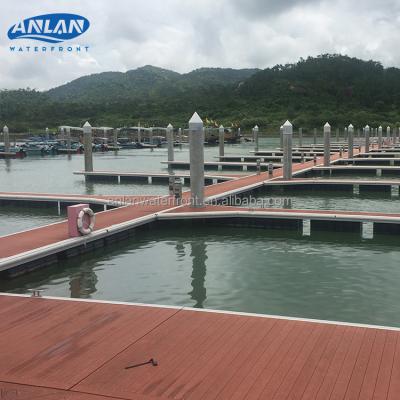 China To Moor China Manufacturer Pier Docking Enjoying Marina Floating Walkway Dock Pontoons For Sale for sale