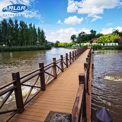 China Cheapest Wholesale Good Quality Calm Water Lake Rviver Floating Bridges For Sale for sale