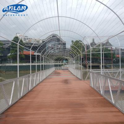 China Easy Installation Hot Selling Eco - Friendly Aluminum Sea Dock Safety Floating Bridge for sale