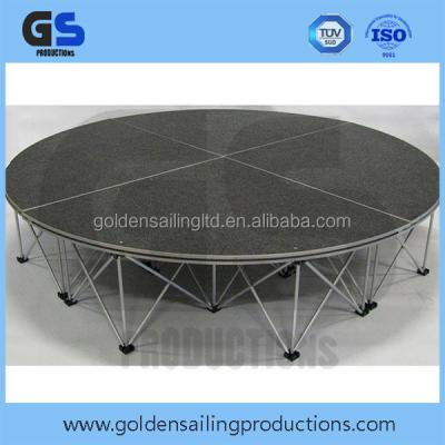 China Outdoor Event Stage Outdoor / Indoor Events, Round Stage, Portable Stage Supplier for sale