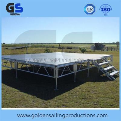 China Adjustable Aluminum Stage Outdoor Adjustable Aluminum Stage For Events for sale