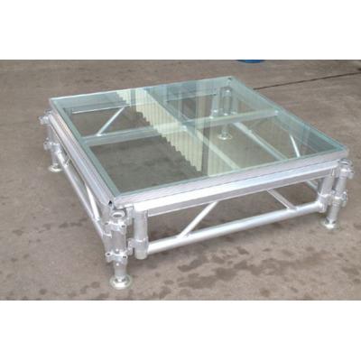 China Wedding Aluminum Frame Wood Platform , Outdoor Event Aluminum Stage Podium for sale